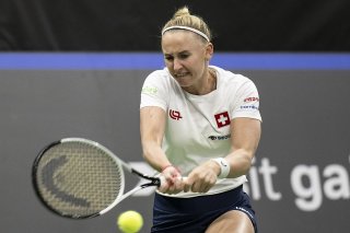 Jil Teichmann a cueilli le titre dans le WTA 125 de Ljubljana KEYSTONE/PETER SCHNEIDER